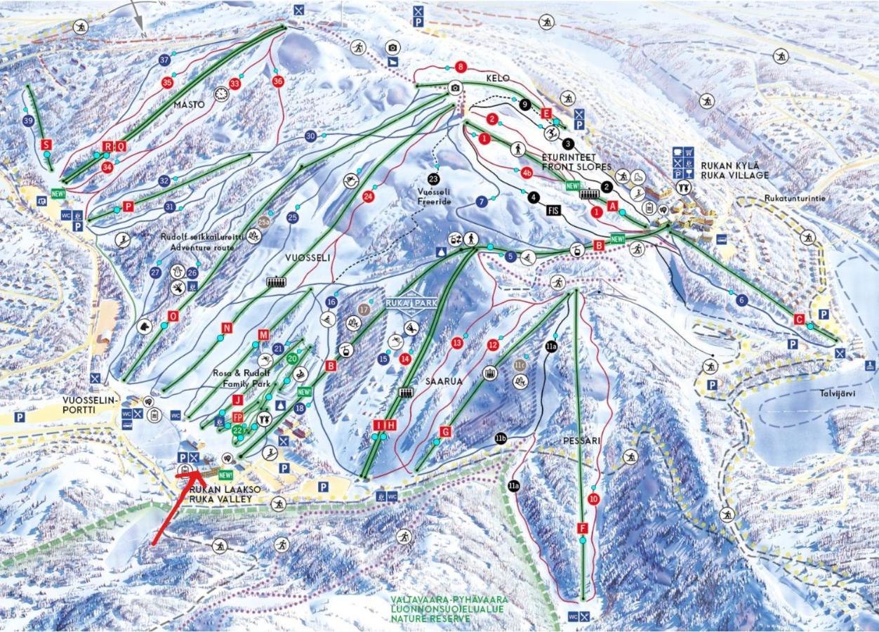 Rukavalley Unique47 Ski In - Ski Out Exterior photo